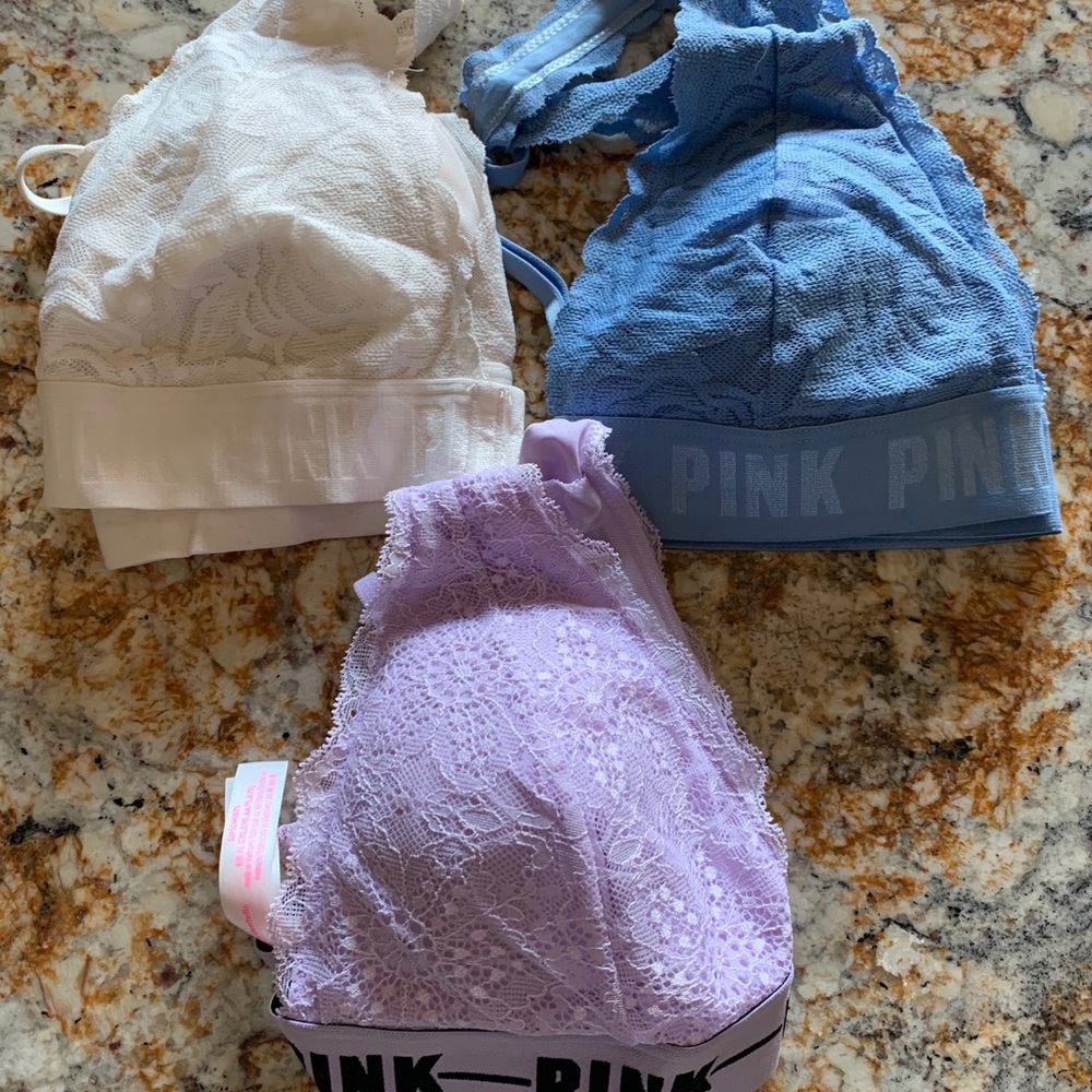 PINK Lace Bralette Bundle